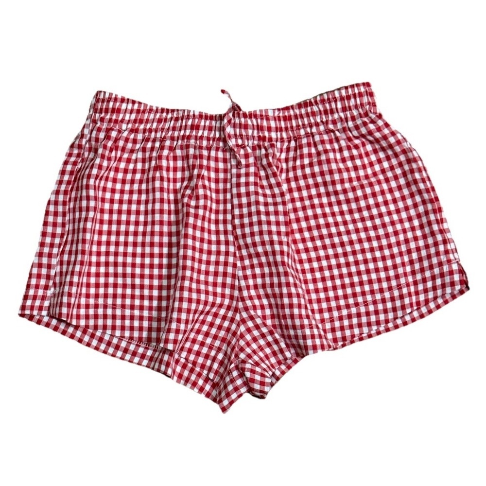 Princess Polly Beach House Red White Gingham Shorts Size 6 NWT Beach‎ Sleepwear